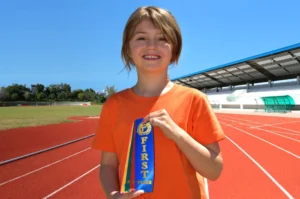 Athletics ribbons.